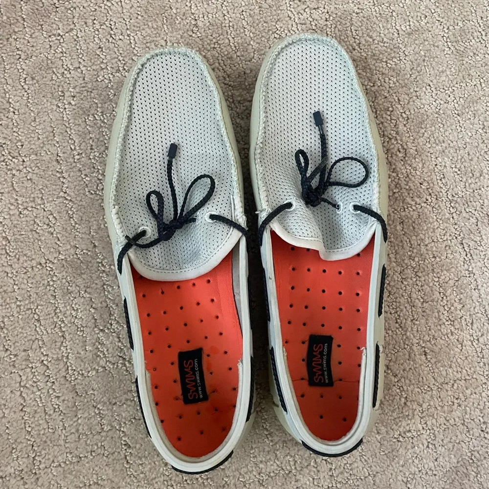 Swims Light Teal Boat Shoes with Minimalist Design